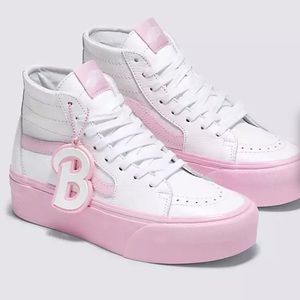 Brand New Vans X Barbie  Sk8-Hi Tapered Stackform shoe